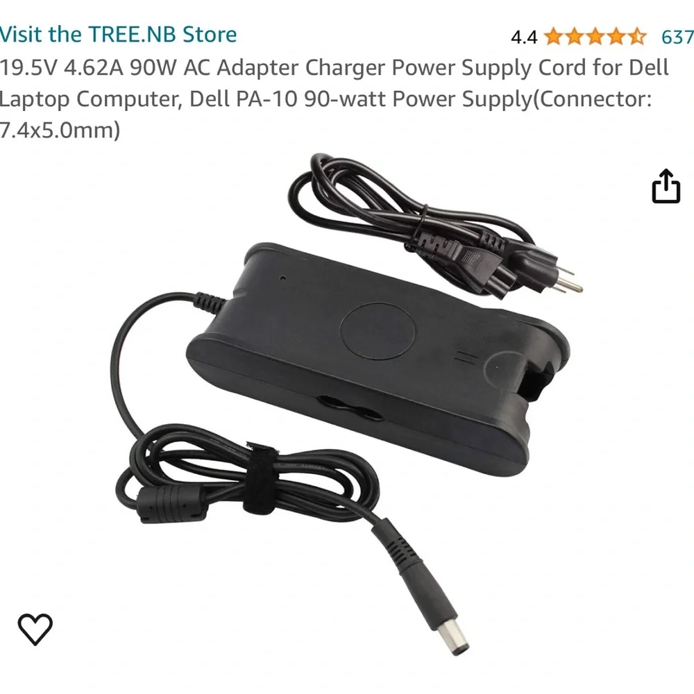 AC Adapter Power Supply 19.5V. See Pictures